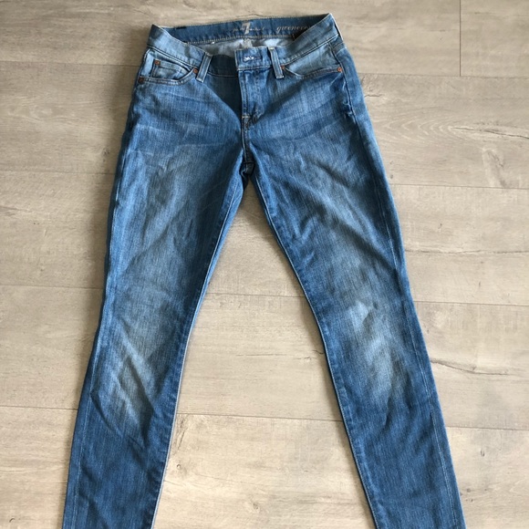 7 for all mankind skinny jeans - Picture 4 of 5
